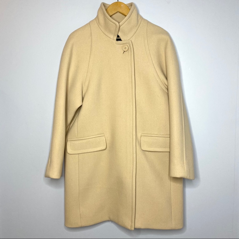 J CREW Stadium Cloth Standing-Collar Coat - Picture 2 of 16